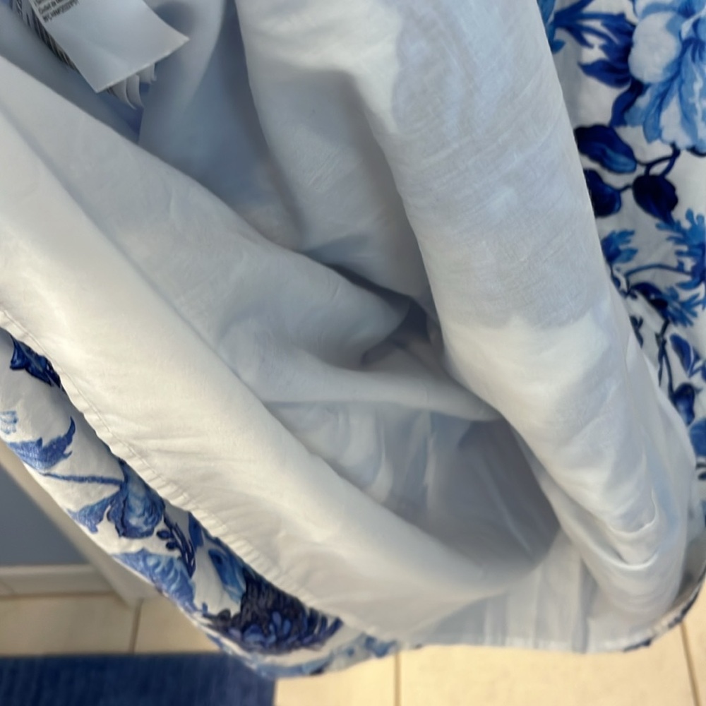 H&M Blue Floral Midi Sundress - Picture 9 of 9